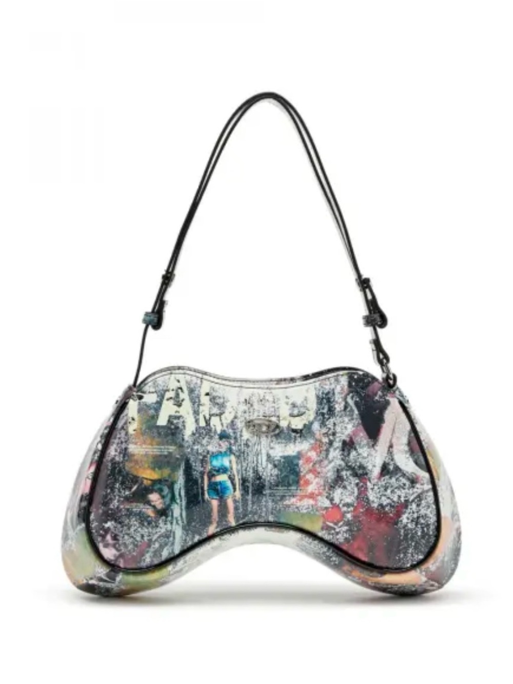 Diesel Multi Play-Shoulder Bag In Poster-Print NWT